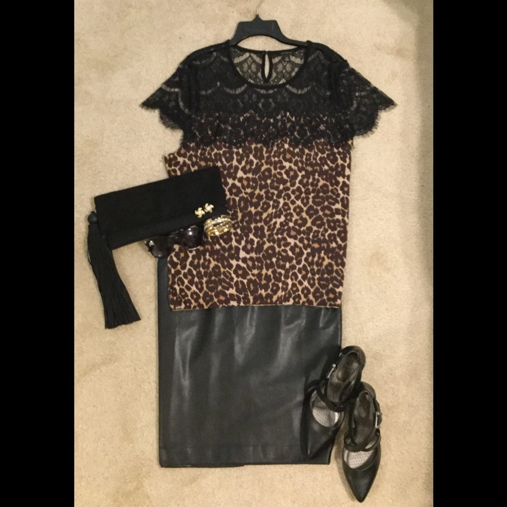 Leopard Print Shell, NWNT